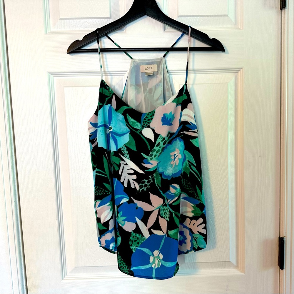 Loft Tropical Cami Blouse